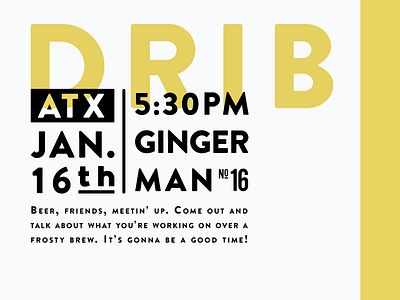 ATX Dribbble Meetup #16