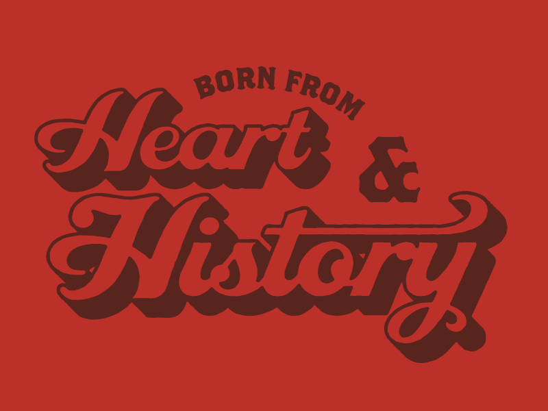 Heart & History typography type illustration