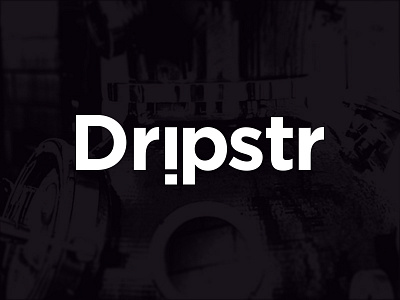Dripstr brand coffee identity logo mark
