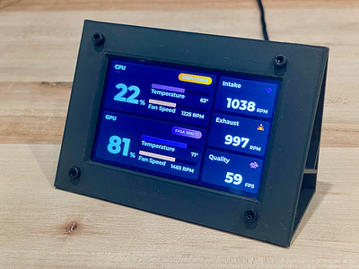 PC Status Monitor by Jim Jordan on Dribbble