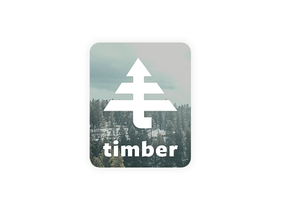 Timber Logo brand logo mark shop