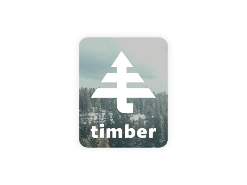 Timber Logo by Jim Jordan on Dribbble