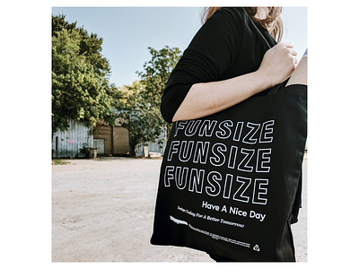 Funsize - Tote Bag austin design fnsz funsize illustration tote totebag typography