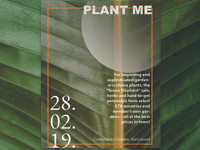 Plant me poster