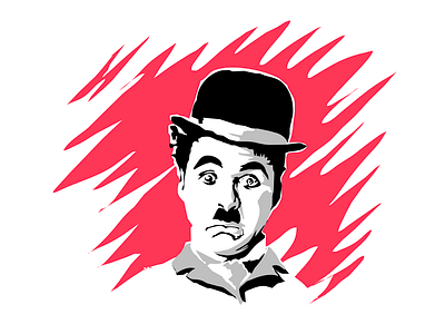 Charlie Chaplin character characterdesign charecter design charlie chaplin illustration photoshop
