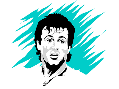 Sylvester Stallone art artwork artworks character character design characterdesign illustration photoshop portrait vector