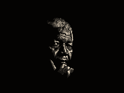 Nelson Mandela art artwork character characterdesign design face legend nelson mandela photoshop portrait
