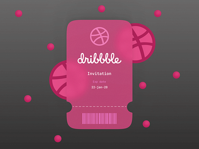 1 dribbble invitation card draft drafted dribbble invite dribbble invite giveaway invitation invite invite to dribbble player prospect ticket