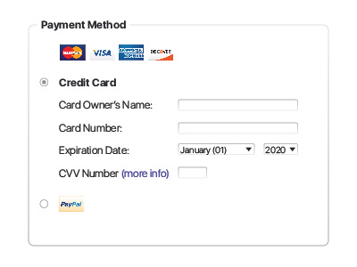 Daily UI: 02 - Credit Card Checkout