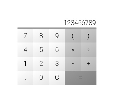 Daily UI: 04 - Calculator adobe calculator design graphic illustrator minimal ui ux