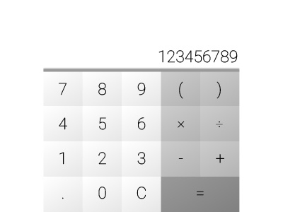 Daily UI: 04 - Calculator