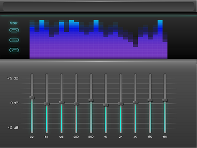 Daily UI: 07 - Settings (Equalizer)