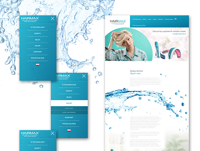 HairMax webdesign design figma landing page design landingpage photoshop ui ux web design web design webdesign
