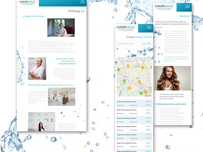 HairMax webdesign