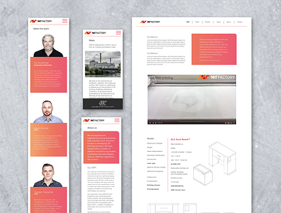 NXT Factory design desktop desktop design figma landingpage mobile mobile design mobile ui ui ux web design webdesign