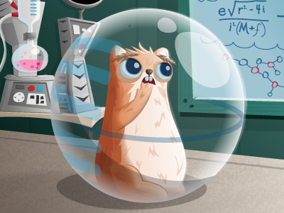 Hamster-Story-1 adobe illustrator game art hamster illustration science lab story vector art video game