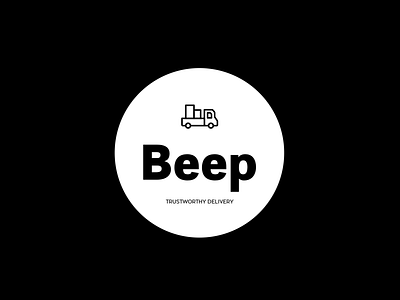 Logo for an Application: Beep beep logistics logo road travel