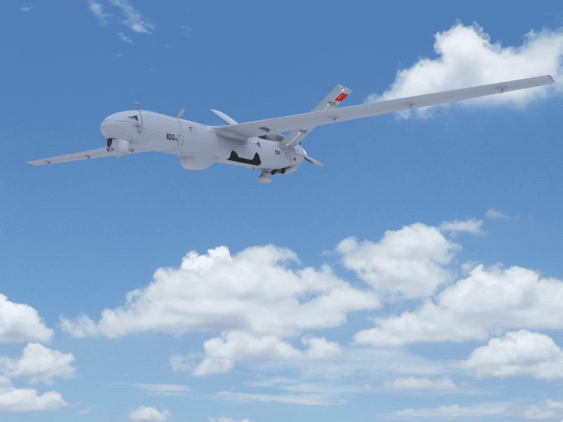 UAV Animation Anka Block-B 3d 3d animation animation design military