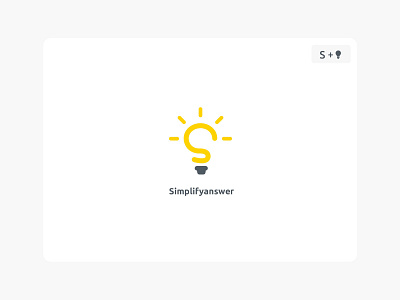 Simplyanswer Logo app brand branding clean design flat icon identity ios logo logos minimal type typography ui ux