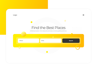 Dribbble find business clean design find listings minimal searching ui ui design ux web webdesign website design