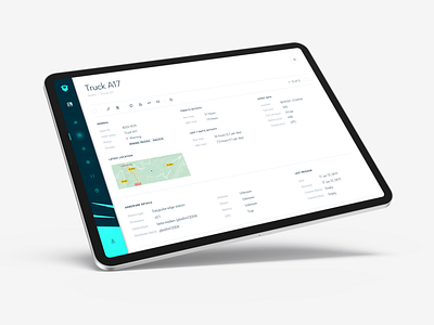 Hiber - Dashboard. assets dashboard detail view map monitoring native product design tracking ui ui design ux ux design web app