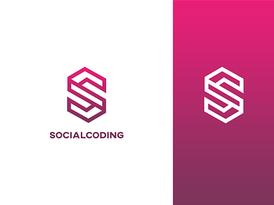 Logotype. amsterdam coding gradient icon illustrator logo minimal recruitment