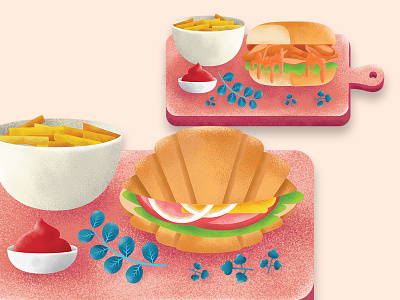 sandwich breakfast cafe character design food food illustration foodie fresh illustration lunch menu sandwich tasty vector illustration