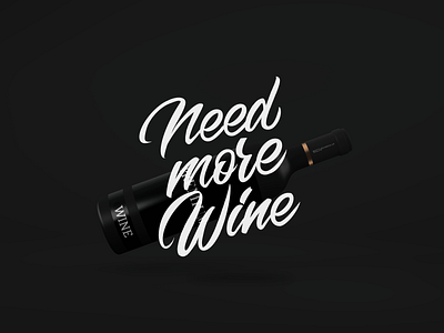 Wine handlettering ipadpro ipadproart lettering procreateart