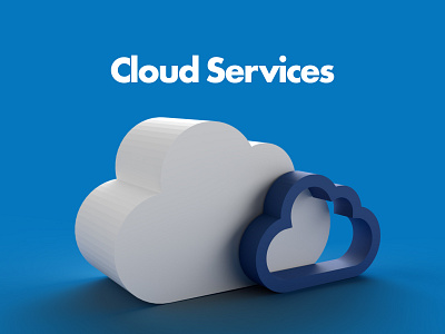 Cloud Services icon 3D 3d design adobe dimension clean cloud cloud computing icon icons illustration simple trend ux webdesign