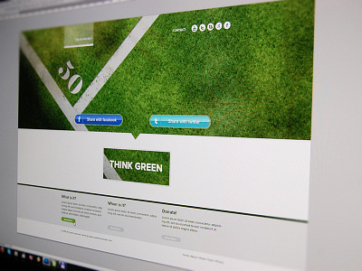 Cleangreen Landing Page grass green web design