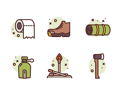 Camping Icons camping freebie icons premium
