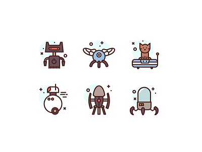 Robots Icons android icons premium robots