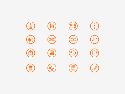 Music App Icons app circle icons instrument metro music win8