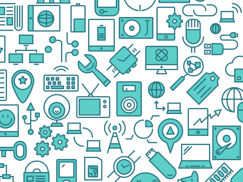 Tech Pattern by Darius Dan on Dribbble