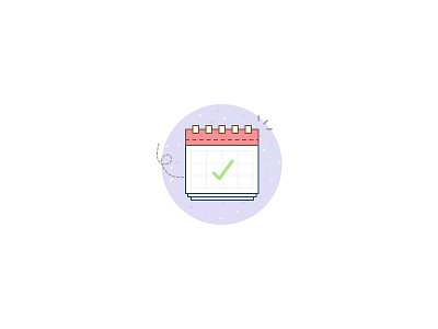 Bookings Icon Illustration book bookings calendar icon illustration meeting reserve schedule ui