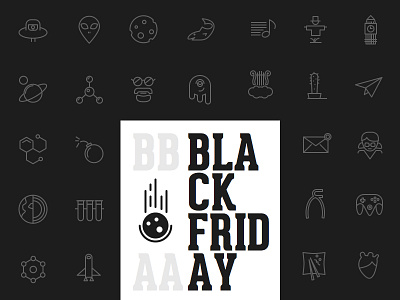 Swifticons - Black Friday black coupon discount free friday icons offer premium set