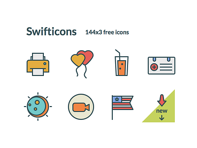 Swifticons freebie v2 free freebie icons illustrations set