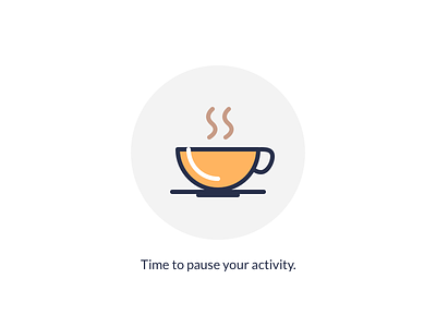 Pause Activity activity break coffee icon illustration pause suspend
