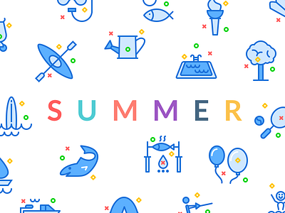 Swifticons Summer activities code discount icons premium promo summer