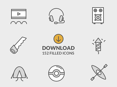 Filled Activities Freebie download free freebie icons outlined stroke