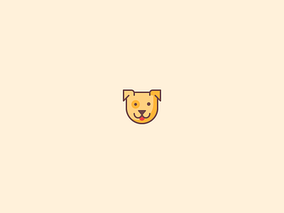 Rejected Dog animal cute dog friend icon illustration