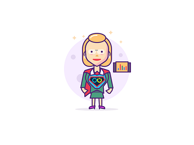 Marketing Character avatar character icon illustration job marketing position sales
