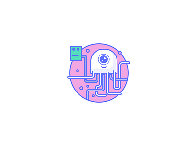 Free Updates docs icon illustration octopus premium