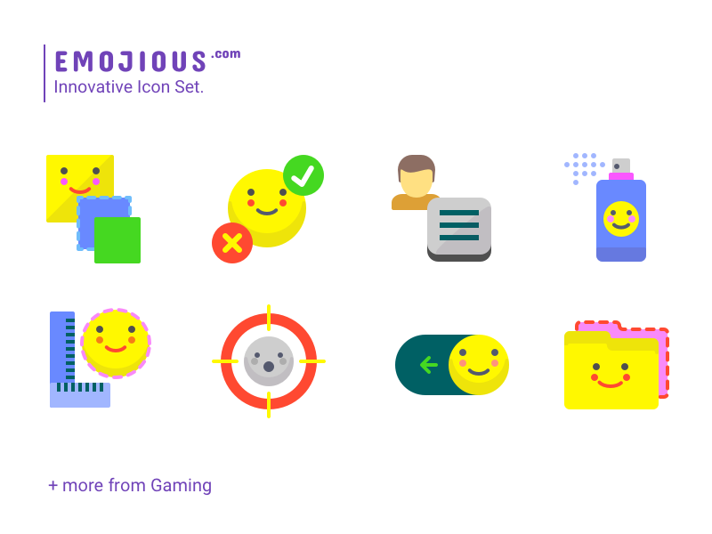 Emojious User Interface illustration smile user icon flat