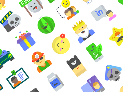 Emojious 100+ flat icons Freebie flat freebie icons premium