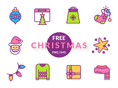 Christmas Freebie christmas download freebie holidays icons santa winter