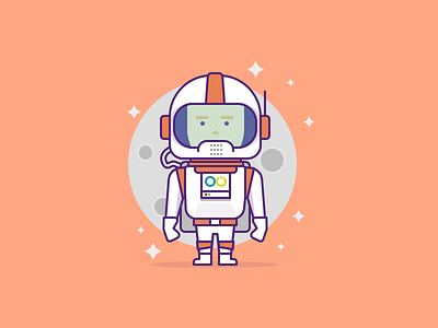 Astronaut Character astronaut character helmet illustration space