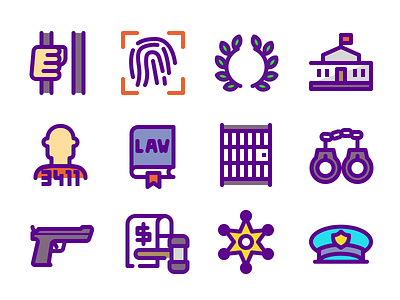 Law & Justice Icons