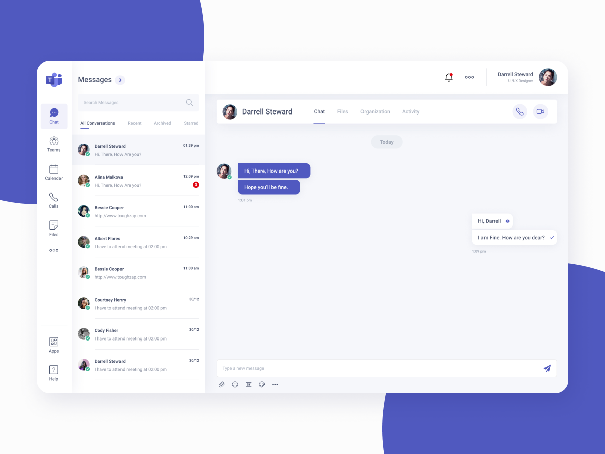 Teams Redesign Concept by Saqib Munir on Dribbble