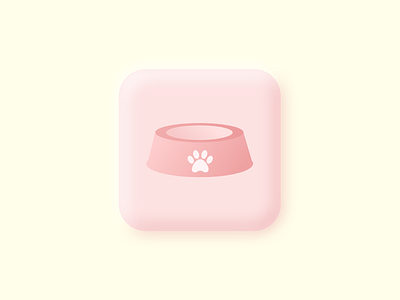 Pet food app icon